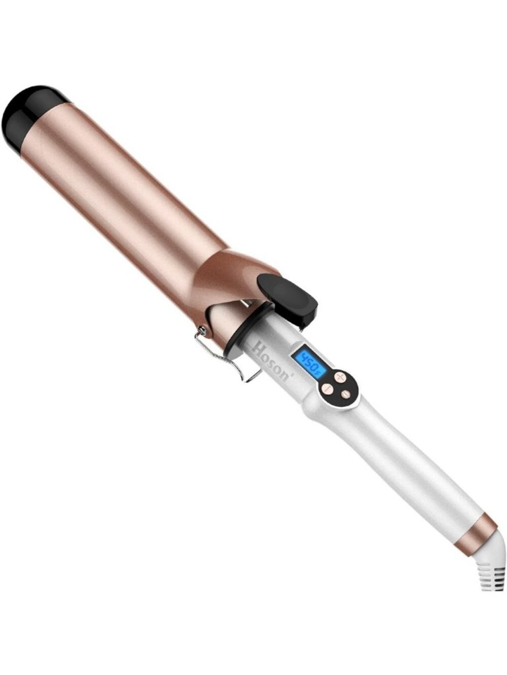 2-Inch Ceramic Curling Iron - Large Long Barrel Big Wave Curler for Gorgeous